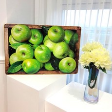 쿠칭아일랜드 돈벼락 재물가득 부자되는 액자 재물풍성 풋사과 액자, 골드