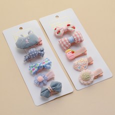 HanNal 兒童用Yomi防滑髮夾10入組