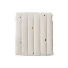 FRAMBOISE 森林印花超細纖維地毯, 淺米色