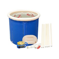 折疊式半身浴缸 1人用 Y-01, 藍色, 1個