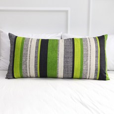 Style空間 自然系列 抱枕套, 綠色