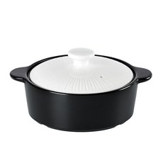 LIHAN Living Curator 無裂紋耐熱砂鍋 白色 1號 (20公分), 20cm, 1個