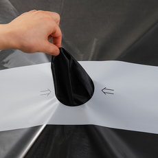 세븐집 뽑아쓰는 색화지 선물 꽃 포장 습자지 40p, 블랙, 1개