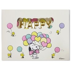 Hallmark 史努比立體生日祝賀卡 822477, 1個, 混合色