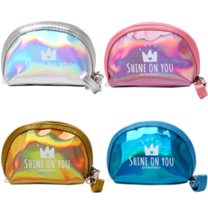 POPO FANCY 字母印花半月形零錢包4件組