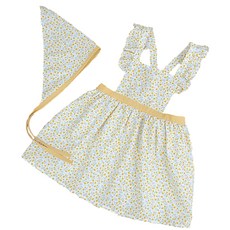 semoms 女童荷葉邊桃樂絲圍裙 + 頭巾套組