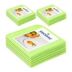 SSCSSAC 물기싹 유리 주방행주 그린옐로우, 15개