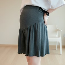 INFIOUS 女款柔軟喇叭孕婦短褲 I265-0362