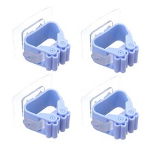 라라미즈 압축봉 후크 홀더 걸이 HG05, 4개, 블루