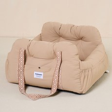 REDPUPPY 狗狗Gentry汽車座椅, 1個, 時尚米色