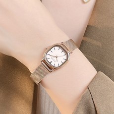 JULIUS 聚利時 女士方形網眼錶帶腕錶