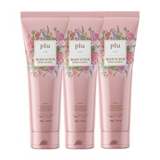 플루 핑크플로럴 바디스크럽, 200g, 3개
