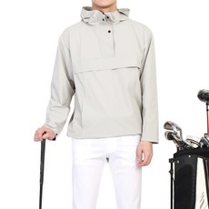 MINEFLOW 男性高爾夫BL拉鍊套頭風衣外套