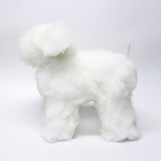 Jungle Salon狗狗寵物美容犬體假髮本體+毛髮一體型組, 單色, 1套