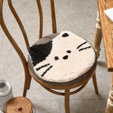 모던하우스 L 터프팅 미니러그 겸 방석