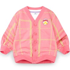 JELISPOON 童款Wannabe格紋印花開襟外套