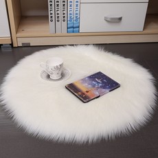 絨毛圓形地毯