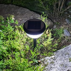 MIREU 太陽能LED庭院燈, 黑色+透明PC