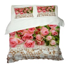 彩色印花被套枕套組 A_RD_146