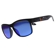 스파이더 몬스터 낚시 편광선글라스 자전거 스포츠선글라스 샤크프라임, 매트블랙 + 미드나잇블루, 1개