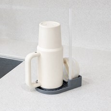 모나코올리브 텀블 스테이션 텀블러 건조대, 1단, 텀블스테이션 그레이, 1개