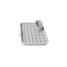 SaenghwalBaekseo 寬碗碟晾衣架, 灰色的