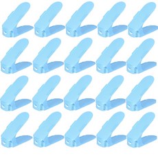 The Happy N 高度可調彩色鞋架, 藍色, 20個