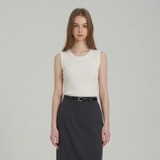 에이비에프지 여성용 골지 라운드 민소매 니트 AFZ5HW37