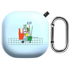 GOOSPERY Noyisin聯名款Galaxy Buds 2印花耳機硬殼, 清潔工具, 單品