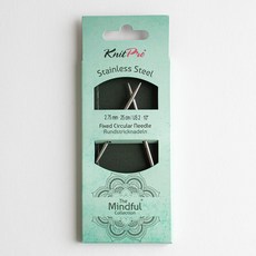 TheMindfulCollection KnitPro Mindful 固定式輪針 25cm, 1個