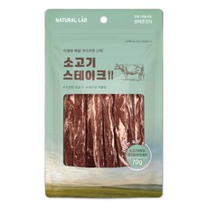 네츄럴랩 강아지 건강한육포 스테이크, 70g, 1개, 소고기