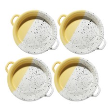 Ardin France Essential平底鍋手柄焗烤盤, 4個, 稀樹草原黃