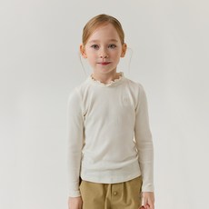 OWLEYBARN 女童Olly荷葉邊羅紋T恤