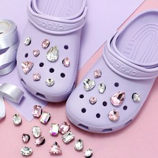 絲綢之路 混合水鑽鞋飾配件