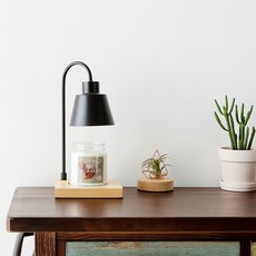 마켓비 NEW SAMONY 캔들워머 버튼 KS2152T, 블랙 내추럴