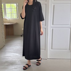 보리맘 블리 박스 오버핏 빅사이즈 롱 임산부 원피스 a20