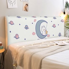 럭키레빗 침대헤드커버, 달나라, 1개