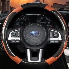 URBAN CAR 皮革方向盤套, 棕色