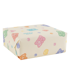 뮤니드 해피베어 선물 포장지, 10개, 옐로우