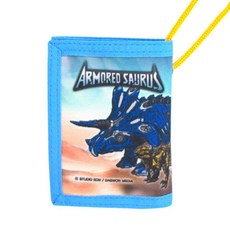 Armored Saurus兒童掛脖式3折錢包