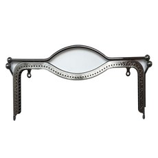 크래프트하우스 입술모양 핸들 프레임 20cm, 흑니켈 블랙, 1개