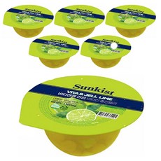 Sunkist 香吉士 青檸維他命果凍, 185g, 6入