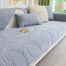 G&Y 大葉子涼感乳膠波浪防滑沙發墊