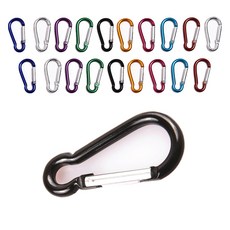 REXTEM 鋁合金登山扣 B型 20個, 隨機出貨