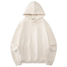 OVERCAST 寬鬆版型素色連帽運動T恤