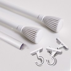 ALTTEURI 頂級窗簾桿 10尺 Dress, 白色