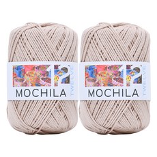 모칠라12 뜨개실 2p, 2개, 02번 오트밀