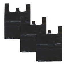 World Clean 黑色手提塑膠袋, 20L, 300個