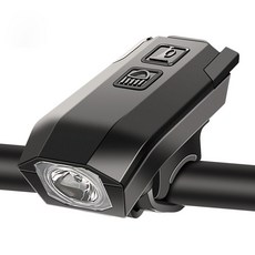 COX 2合1電子車鈴自行車燈 GP-21, 1個, 黑色