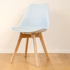 일상도구 인테리어 에펠 카페 식탁 의자, 라이트 블루, 1개